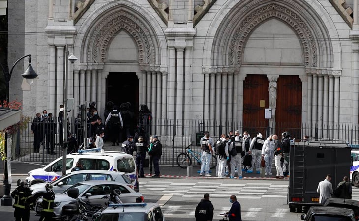 Atentado terrorista en la ciudad francesa de Niza deja tres muertos