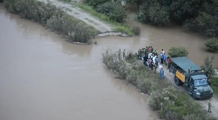 Dejan lluvias 4,600 casa dañaras y 50 mil afectados al sureste de México