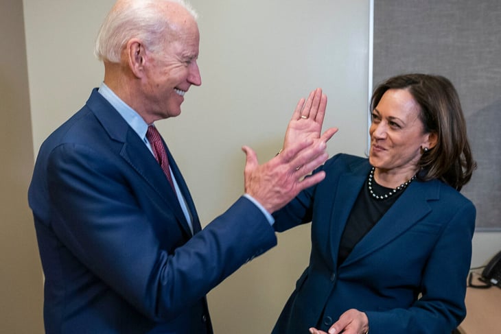 '¡Lo hemos conseguido, Joe!', así celebró Kamala Harris el triunfo de Biden
