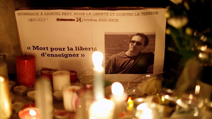 El autor del atentado de Niza tenía una foto del asesino de Samuel Paty