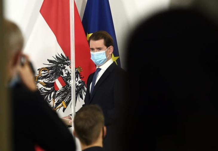Austria anuncia un nuevo confinamiento completo hasta el 6 de diciembre
