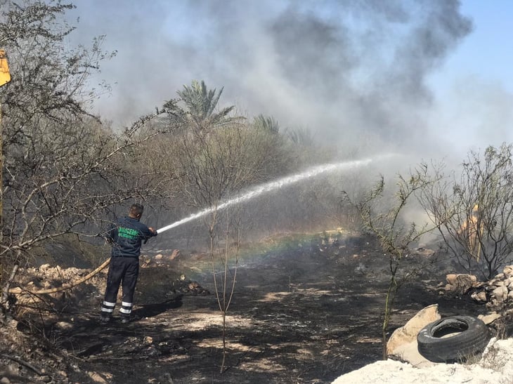 Incendio puso en jaque a Bomberos en Castaños