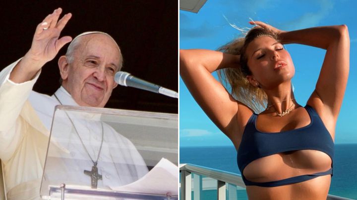 Papa Francisco da like a foto de sexy modelo