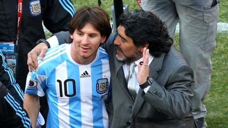 Messi: 'Nos deja pero no se va, porque el Diego es eterno'
