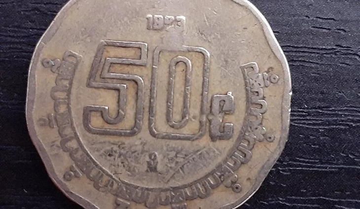 Si tienes esta moneda de 50 centavos la puedes vender en miles de pesos