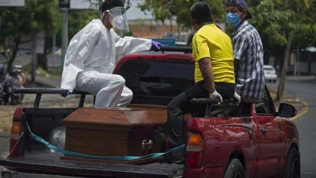Nicaragua aumenta a 161 fallecidos y 5,838 casos confirmados por COVID-19