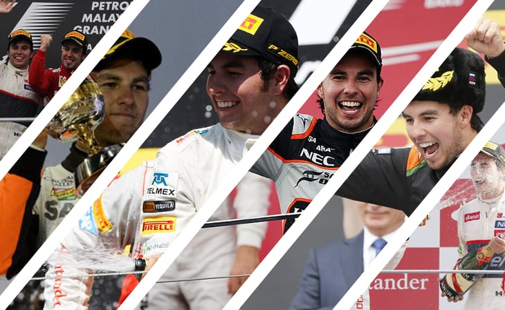 VIDEO: 'Checo' Pérez y sus 10 podios en Fórmula 1