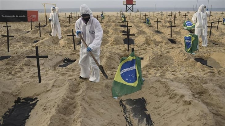 COVID-19: Brasil supera las 177,000 muertes