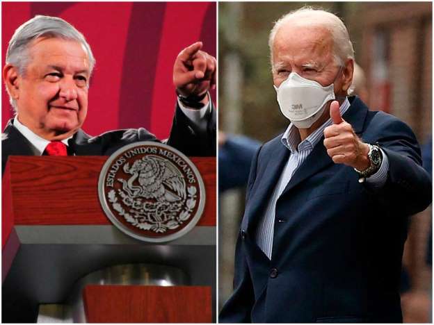 López Obrador felicita a Joe Biden por su triunfo