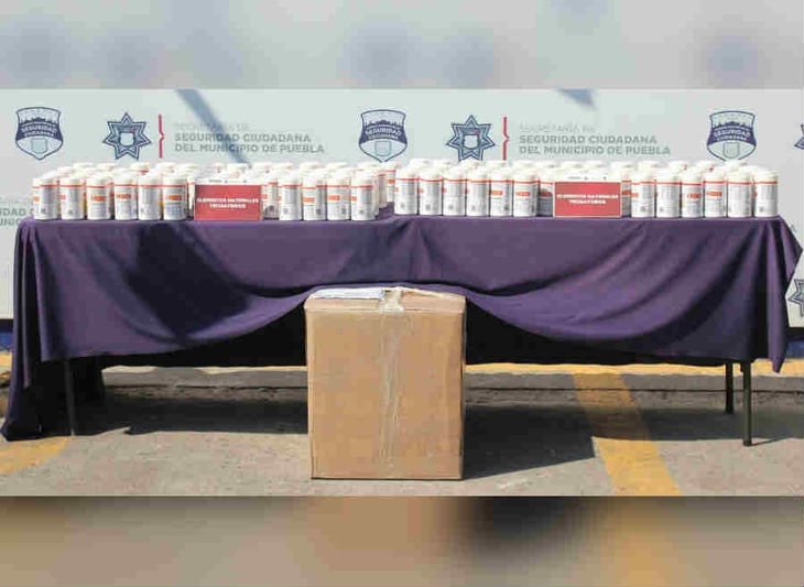 Decomisan 42 kilos de fentanilo en Puebla