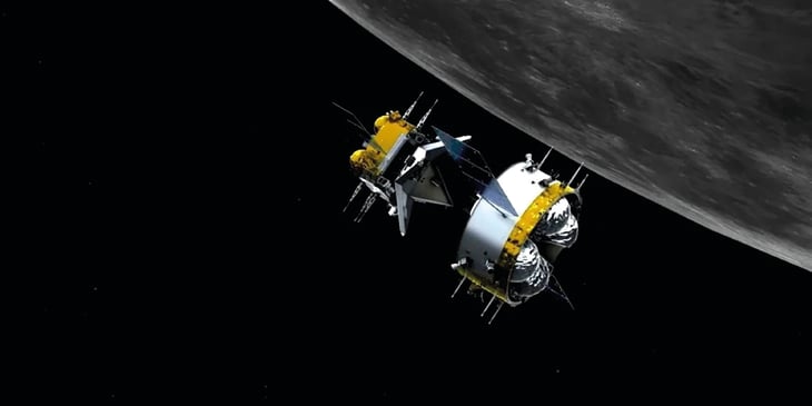 Vuelve sonda china de viaje a la luna trae muestras de suelo