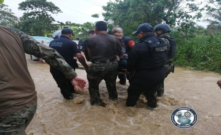 Reportan 2 mil viviendas afectadas por inundaciones en Veracruz