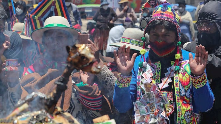 Bolivia recibe la 'energía de la abundancia'