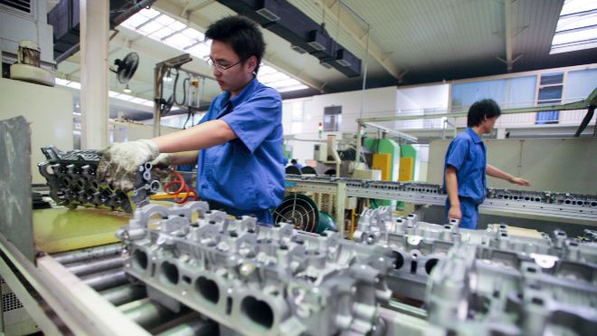 Los beneficios industriales de China crecen un 2.4% hasta noviembre