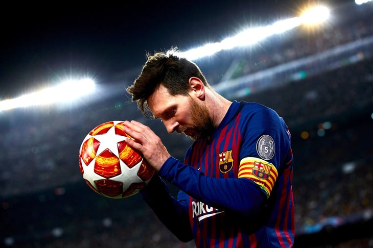 Messi: Con molestias en el tobillo derecho