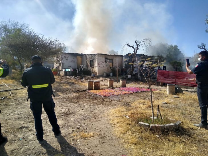 En Chimalhuacán, se registra explosión en taller de pirotecnia
