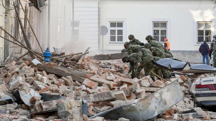 Al menos cinco muertos en terremoto que sacudió Croacia