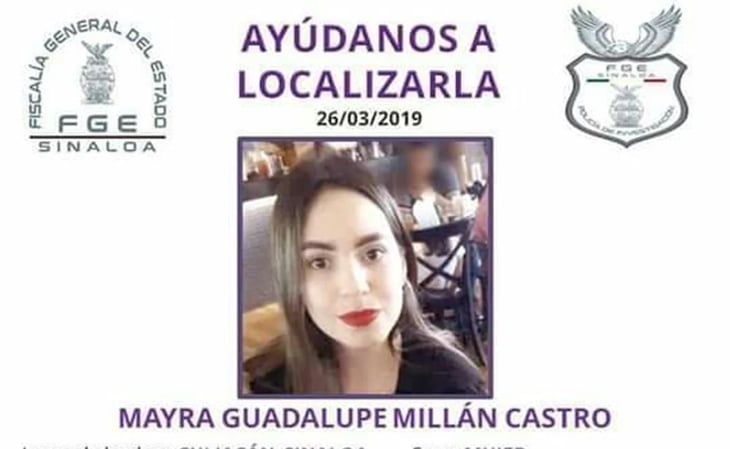 Localizan cuerpo de joven desaparecida en Sinaloa