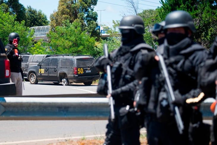 Masivo operativo en el sur de Chile termina con un policía muerto