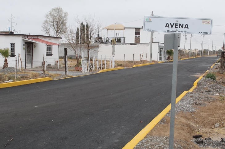 San Buenaventura: Benefician obras de pavimento a familias del valle campestre