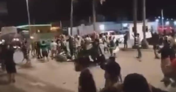VIDEO: Captan pelea en Mazatlán entre aficionados del Santos Laguna