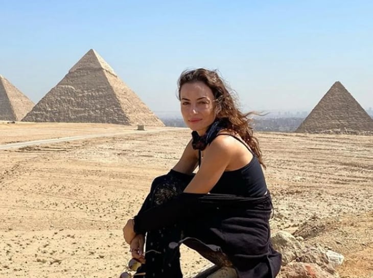 Marimar Vega se internacionaliza, filma una serie en el lejano Egipto
