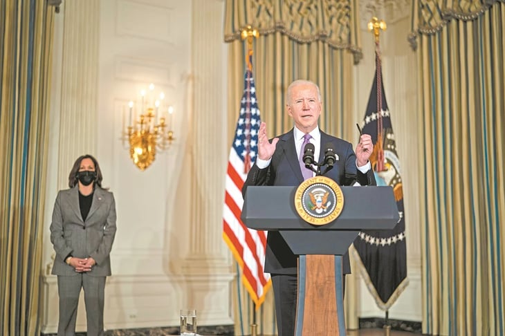 La frenética semana de Biden para 'remodelar' Estados Unidos