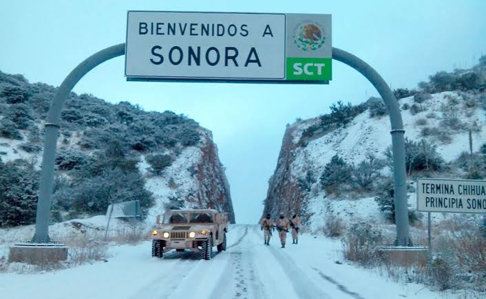 Abren tráfico vehicular entre Sonora y Chihuahua tras heladas