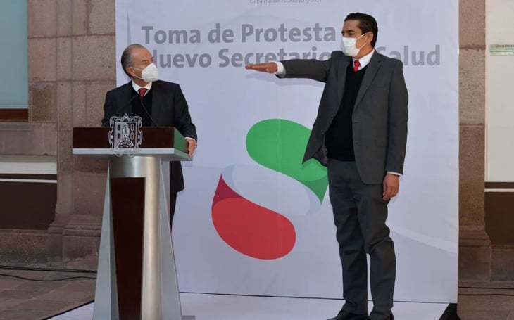 Ángel Lutzow toma protesta como nuevo titular de Ssa en SLP