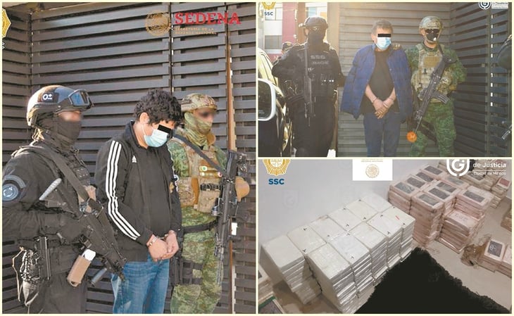 Golpe al narco; decomisan 803 kg de coca en Tlalpan