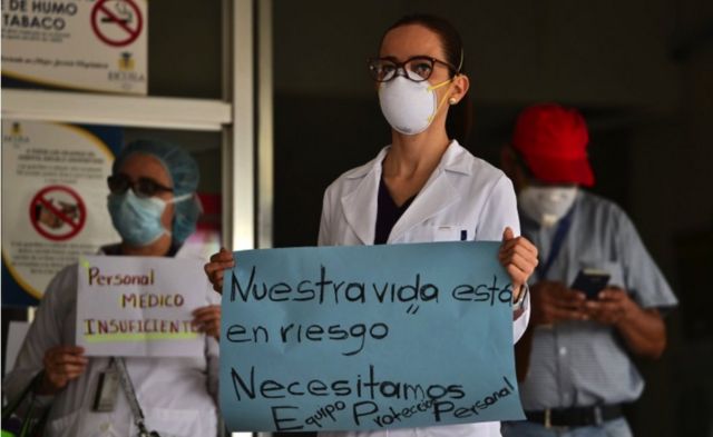Exigen médicos hondureños equipo de protección y vacunas anticovid-19