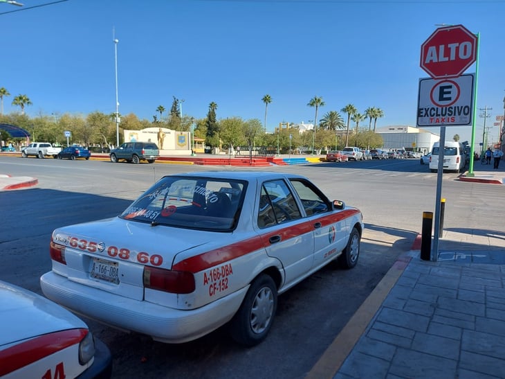 Programan revisión de unidades de taxis en Frontera