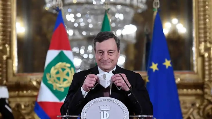 Draghi apoya su gobierno en políticos pero da Ecología y Economía a técnicos