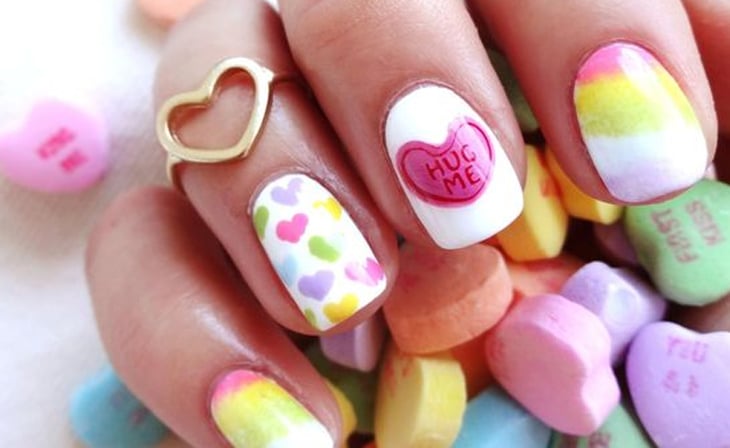 Ideas para pintar tus uñas este San Valentin