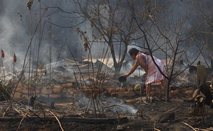 Controlan incendio forestal en Peñoles; hay 6 activos en Oaxaca