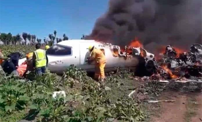 VIDEO: Se estrella avioneta en Veracruz; 7 muertos
