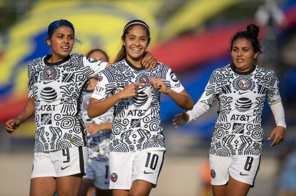 Las Pumas pierden el invicto ante el Ame en la Liga Femenil