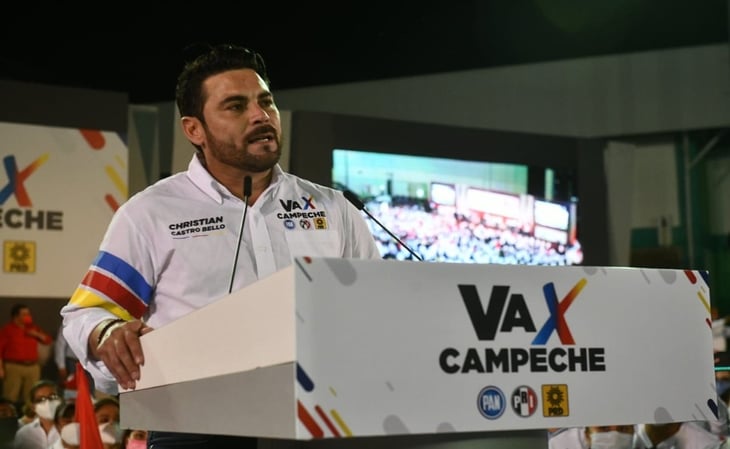 Castro Bello rinde protesta como candidato al gobierno de Campeche