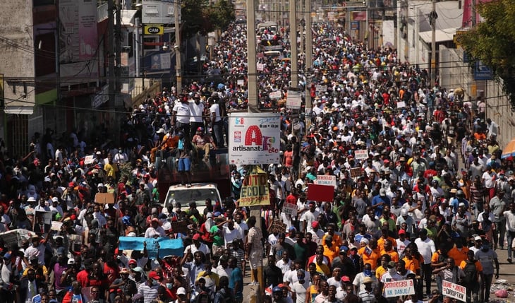 Miles de haitianos vuelven a pedir en las calles la renuncia de Moise
