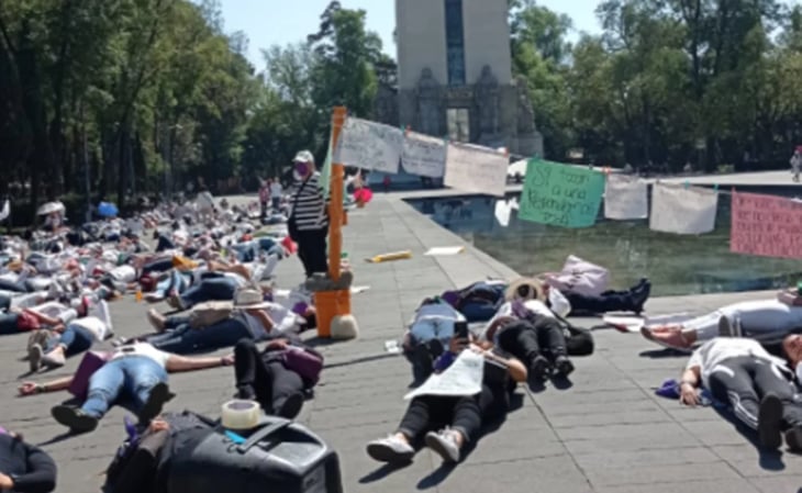 Mujeres protestan contra feminicidios y delitos sexuales en CDMX