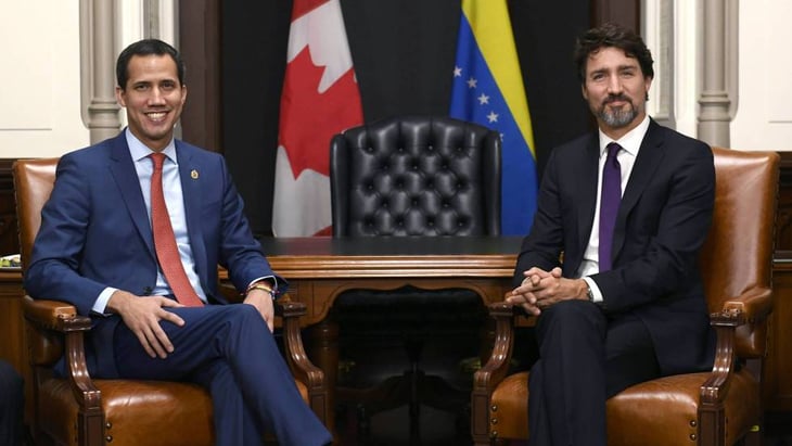 Guaidó aborda con el ministro de Exteriores de Canadá la situación venezolana