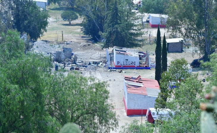 Registran explosión en talleres de pirotecnia de Tultepec
