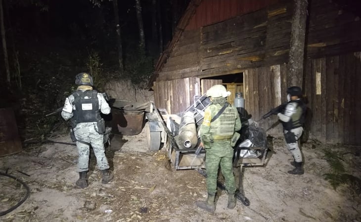 Desmantelan fuerzas federales narcolaboratorio en Morelia