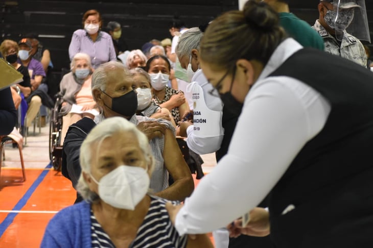19 mil 500 adultos mayores vacunados contra el COVID-19 en la Región Centro 