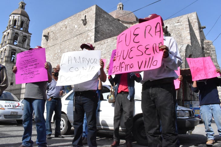 Protestan izquierdistas contra las imposiciones de MORENA en Monclova