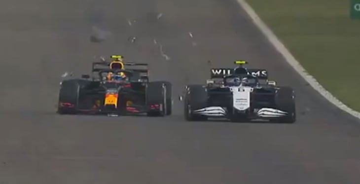 VIDEO: 'Checo' Pérez pasa susto en sus primeras vueltas con Red Bull