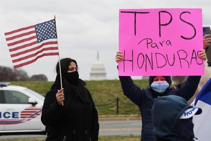 Los hondureños se manifiestan para reclamar a Biden un nuevo TPS