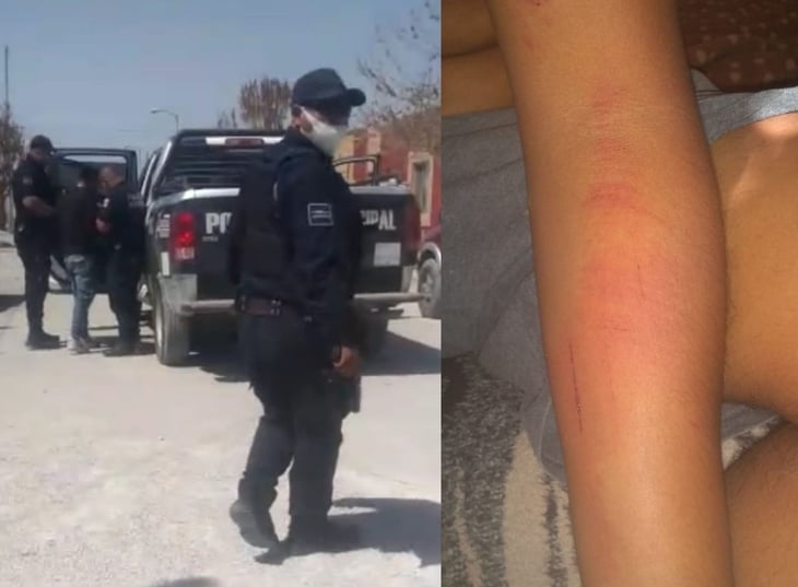 Policías de Frontera golpean a joven solo porque los grababa