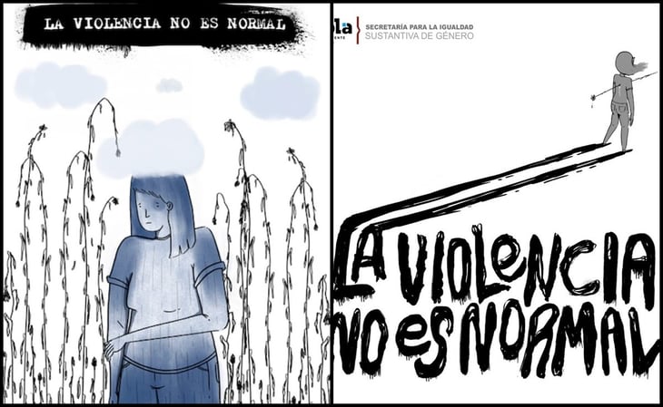 Con historieta y gráfico, arrancan campaña contra violencia de género