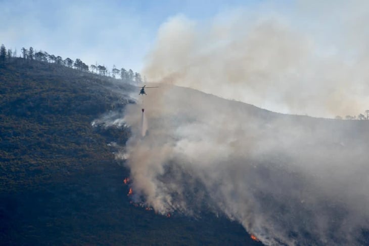 Tiene la federación el control del incendio de la Sierra de Arteaga